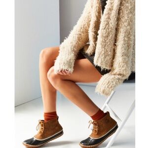 Sorel Women's Brown and Black Rain Snow Boot